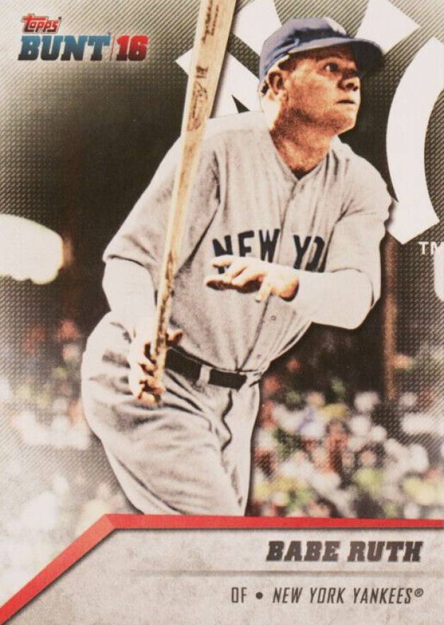 2016 Topps Bunt Babe Ruth #26 Baseball Card