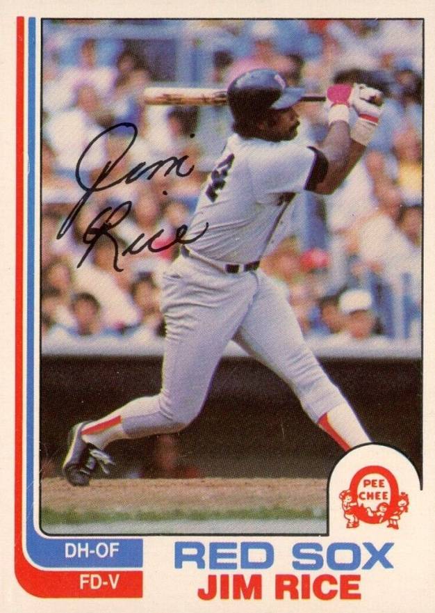 1982 O-Pee-Chee Jim Rice #366 Baseball Card