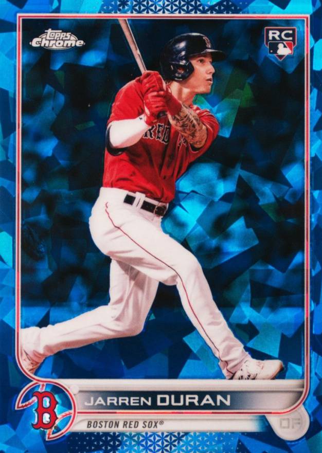 2022 Topps Chrome Sapphire Edition Jarren Duran #187 Baseball Card
