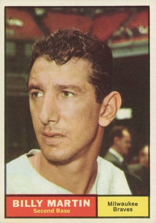 1961 Topps Billy Martin #89 Baseball Card - VCP Price Guide