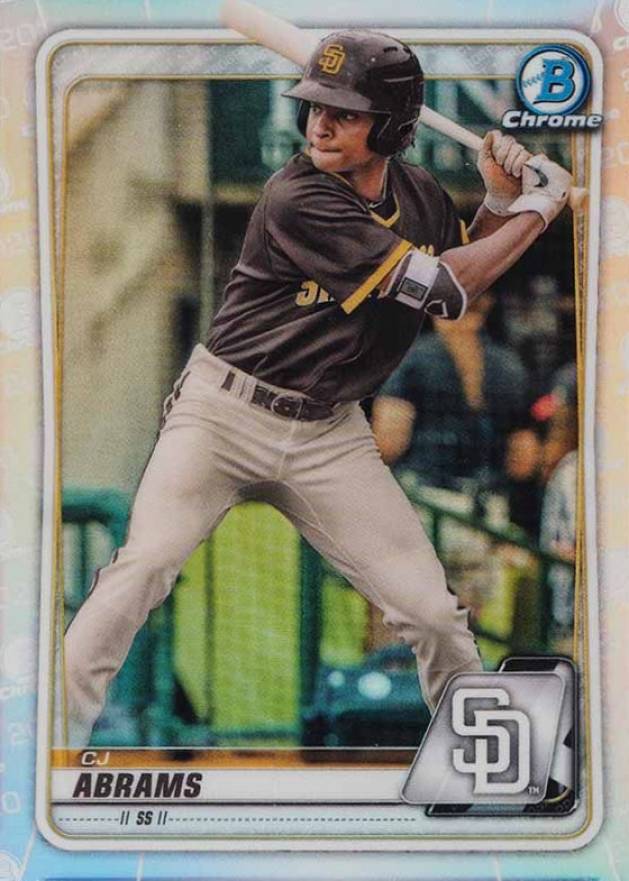 2020 Bowman Draft C.J. Abrams #BD189 Baseball Card