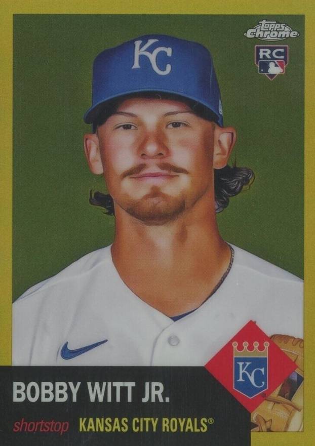 2022 Topps Chrome Platinum Anniversary Bobby Witt Jr. #61 Baseball Card