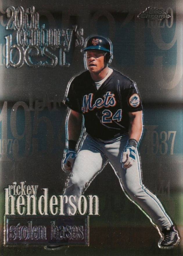 2000 Topps Chrome  Rickey Henderson #233 Baseball Card