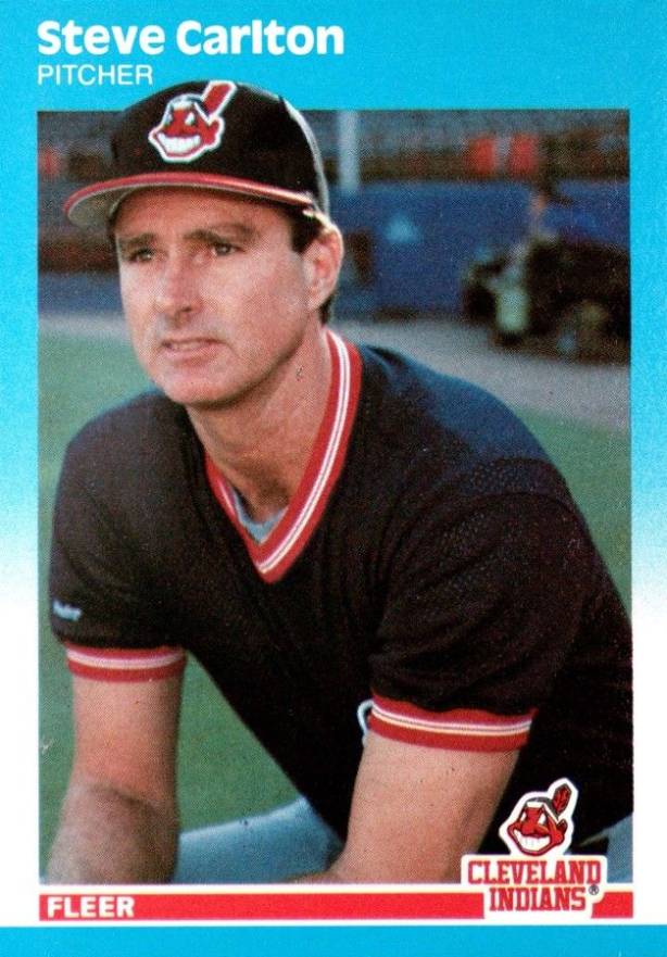 1987 Fleer Update Steve Carlton #U-17 Baseball Card