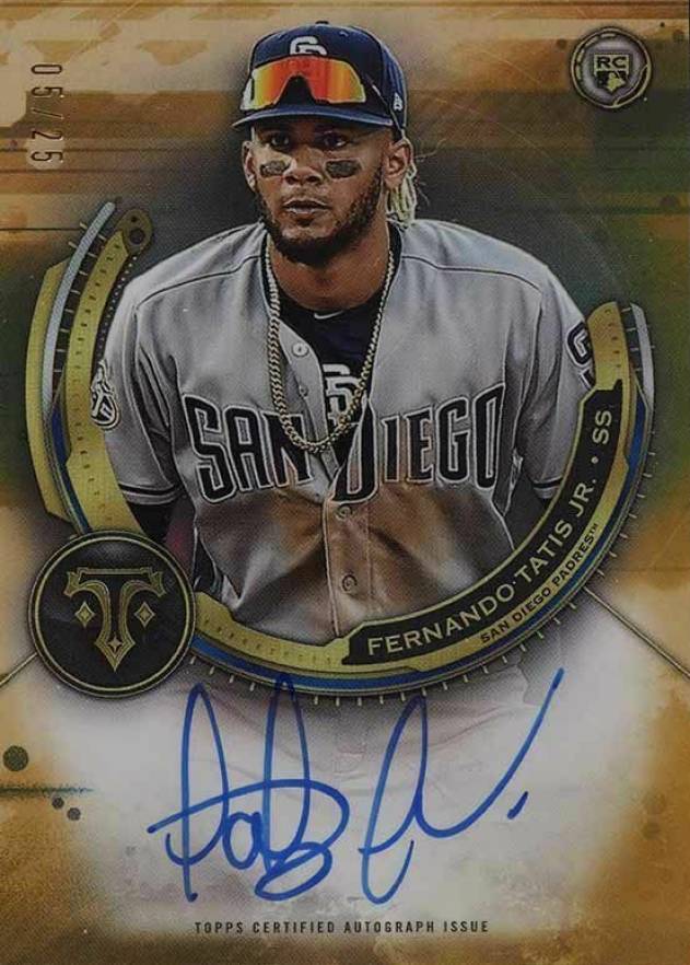 2019 Topps Triple Threads Rookie Autograph Fernando Tatis Jr. #FT Baseball Card