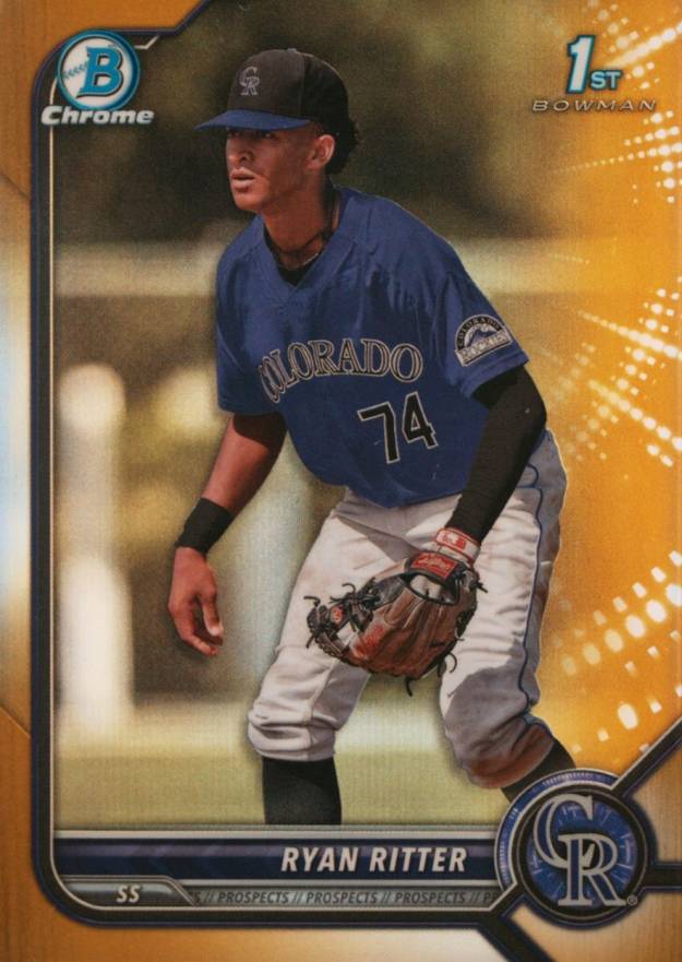 2022 Bowman Draft Ryan Ritter #BDC136 Baseball Card