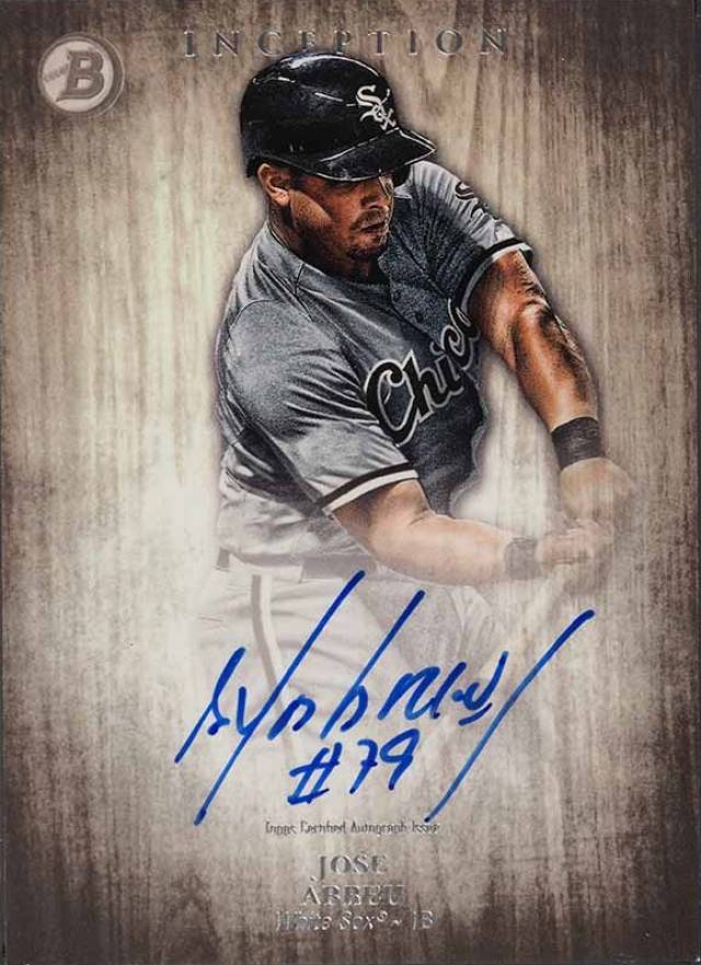2014 Bowman Inception Prospect Autograph Jose Abreu #PA-JA Baseball Card