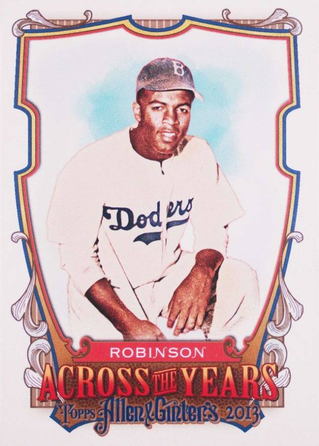 2013 Topps Allen & Ginter Across the Years Jackie Robinson #ATYJRB Baseball Card