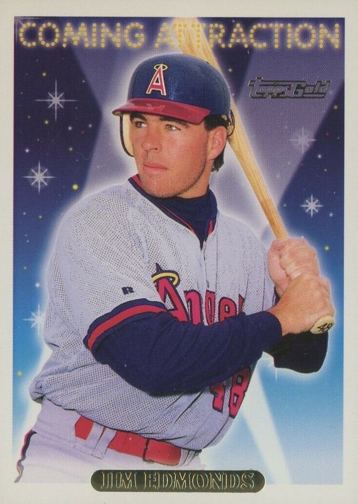 1993 Topps Gold Jim Edmonds #799 Baseball Card