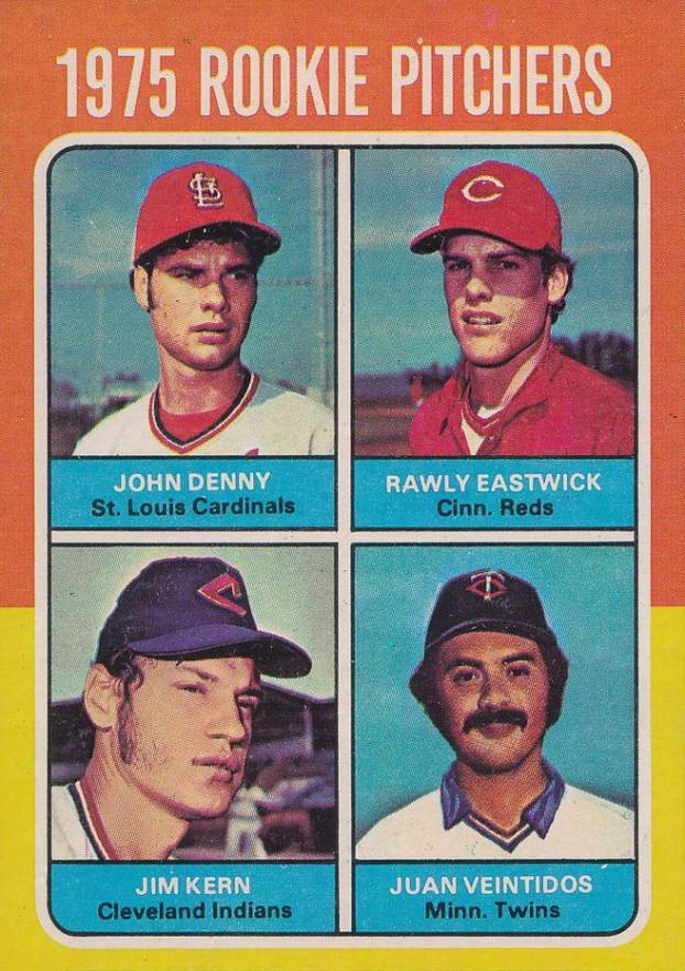 1975 Topps Mini John Denny #621 Baseball Card