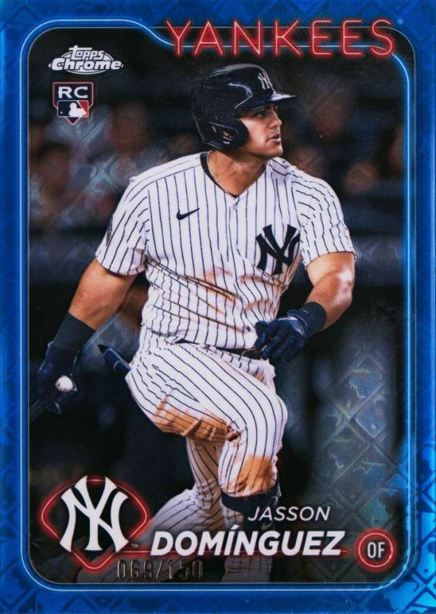 2024 Topps Chrome Logofractor Edition Jasson Dominguez #89 Baseball Card