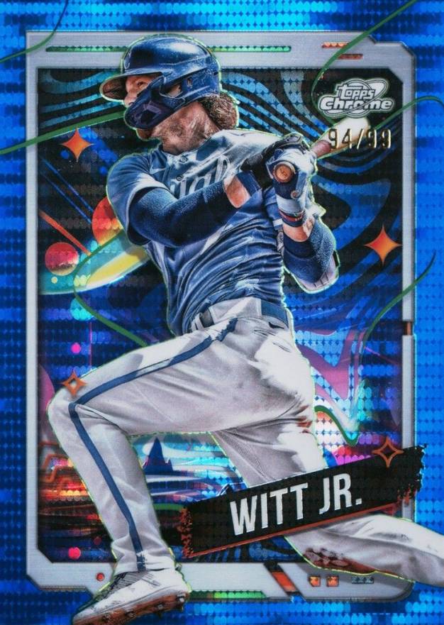 2024 Topps Chrome Cosmic Bobby Witt Jr. #81 Baseball Card