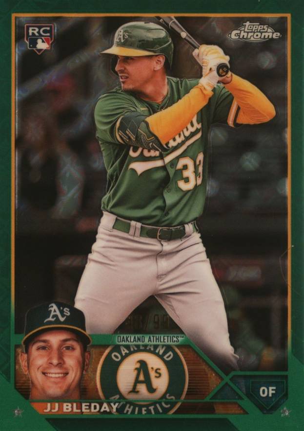 2023 Topps Chrome Logofractor Edition J.J. Bleday #29 Baseball Card