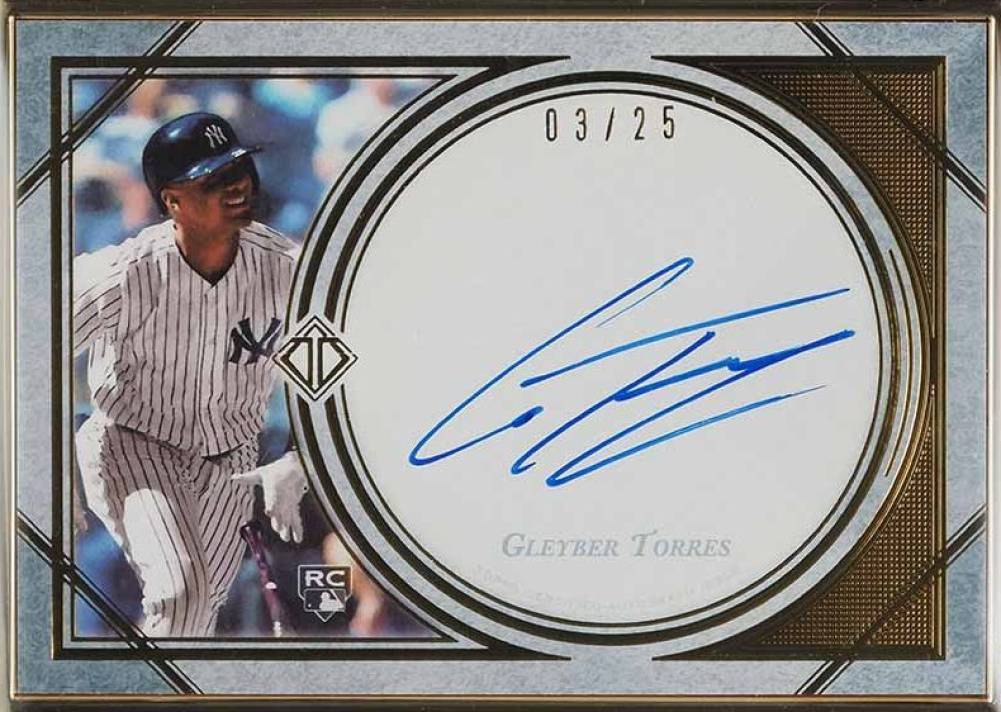 2018 Topps Transcendent Transcendent Collection Autographs Gleyber Torres #TCAGT Baseball Card