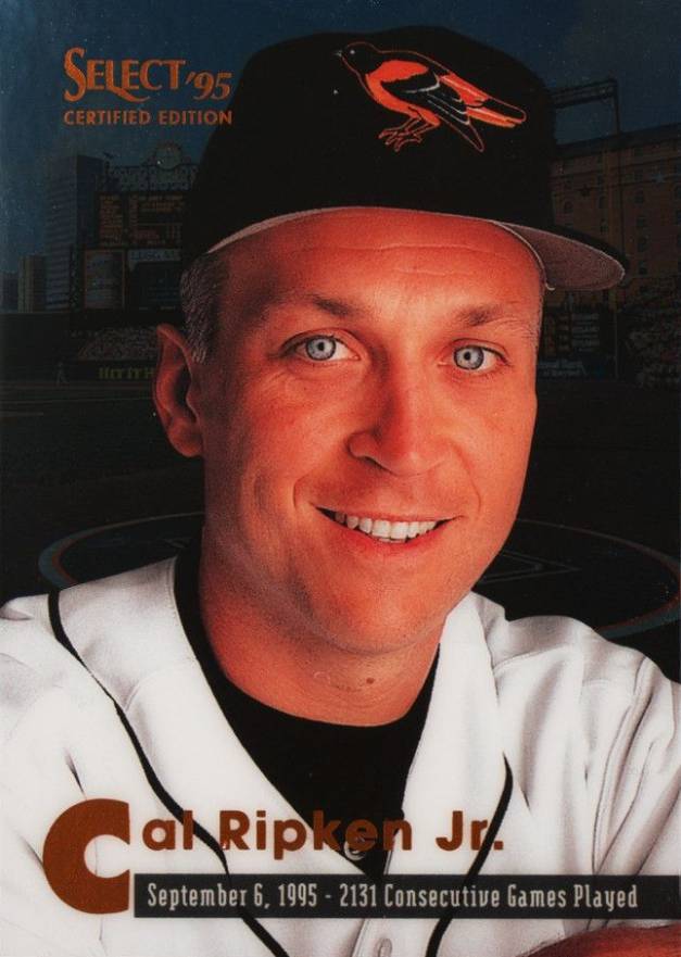 1995 Select Certified Cal Ripken Jr. #2131 Baseball Card