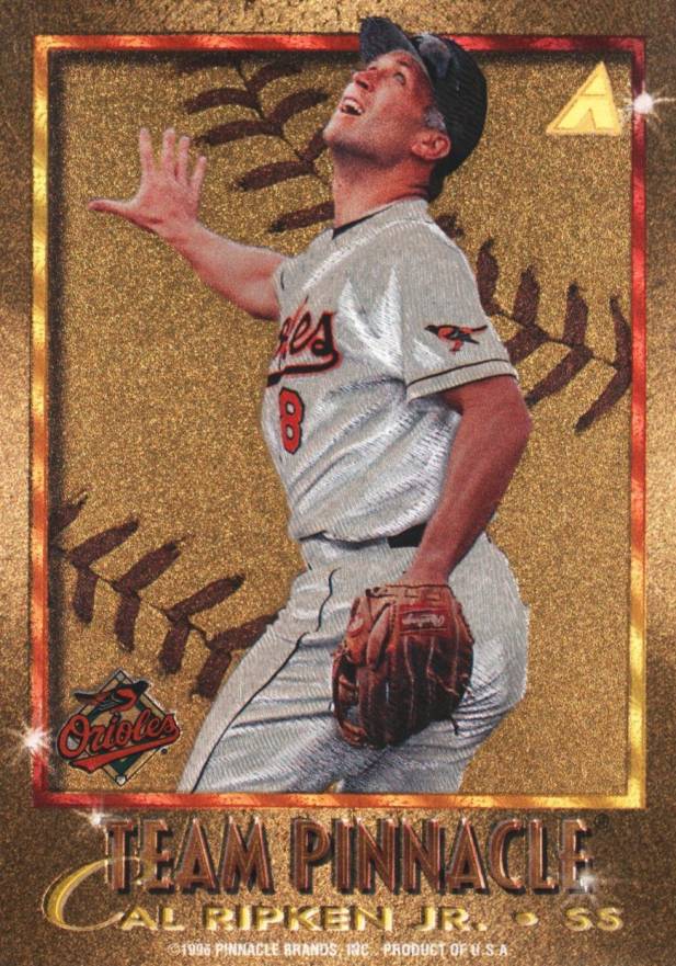 1996 Pinnacle Team Pinnacle Barry Larkin #4 Baseball Card