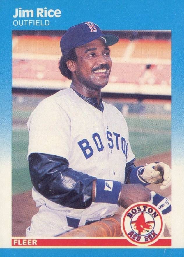 1987 Fleer Jim Rice #41 Baseball Card