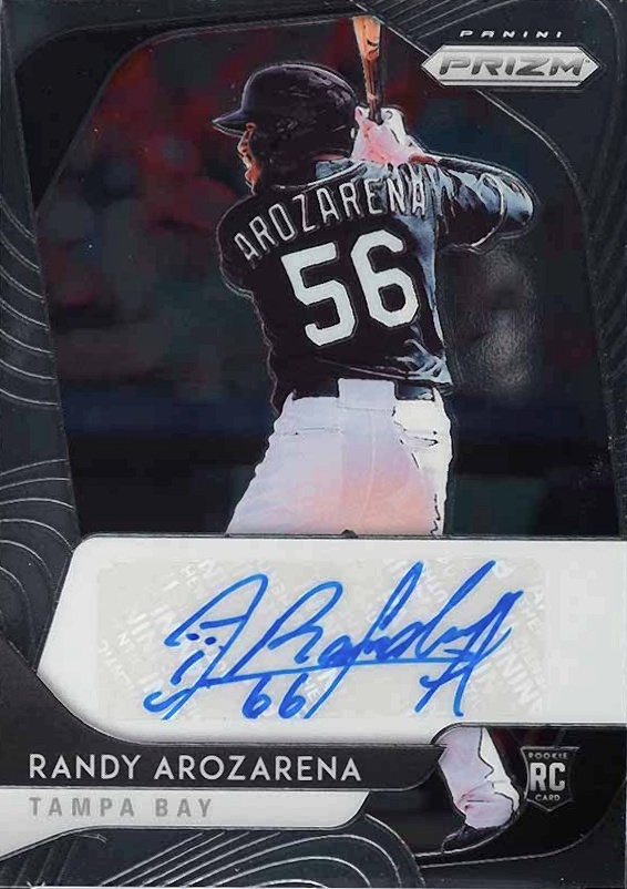 2020 Panini Prizm Rookie Autographs Randy Arozarena #RARA Baseball Card