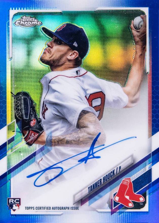 2021 Topps Chrome Rookie Autographs Tanner Houck #RATH Baseball Card