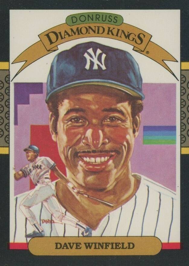 1987 Donruss Dave Winfield #20 Baseball Card
