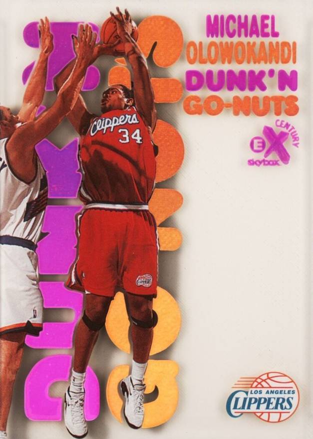 1998 Skybox E-X Century Dunk 'N Go Nuts Basketball Card Set - VCP