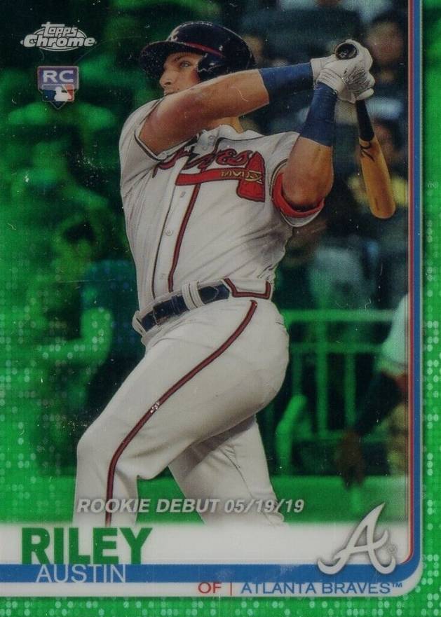 2019 Topps Chrome Update  Austin Riley #61 Baseball Card