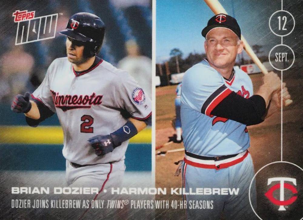 2016 Topps Now  Brian Dozier #449 Baseball Card