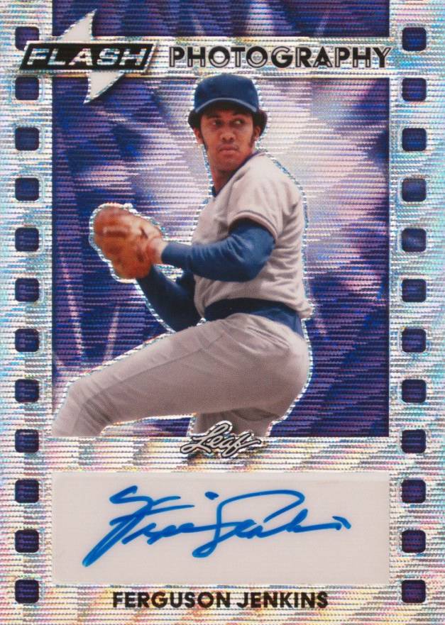 2023 Leaf Eclectic Flash Photography Autographs Fergie Jenkins #FPFJ1 Baseball Card