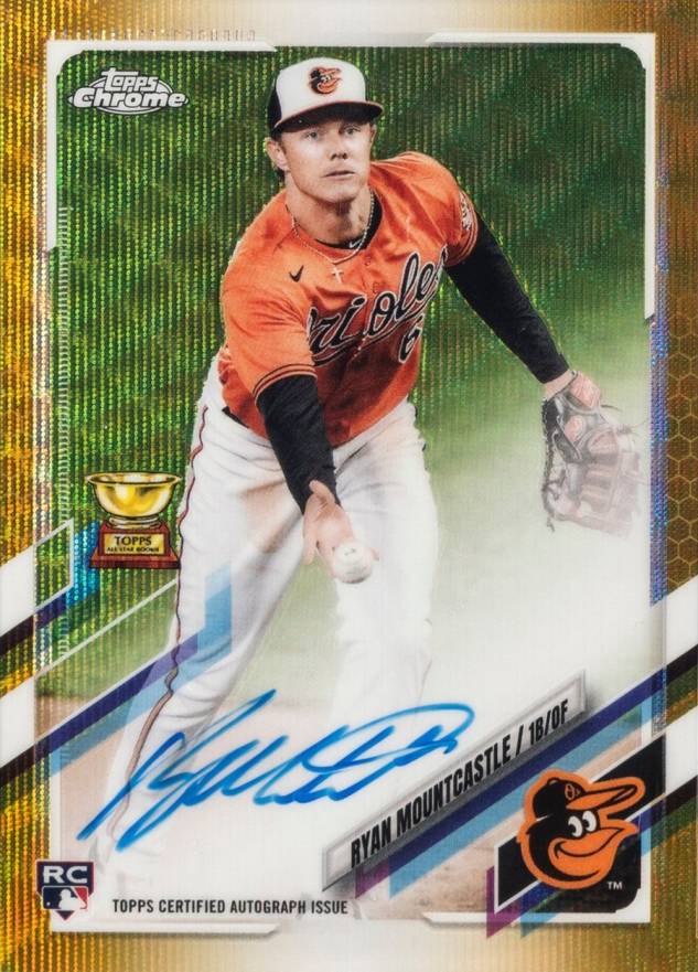 2021 Topps Chrome Rookie Autographs Ryan Mountcastle #RARM Baseball Card
