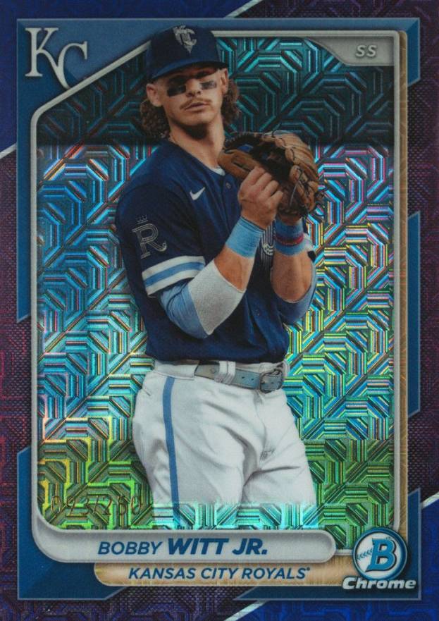 2024 Bowman Mega Box Chrome Bobby Witt Jr. #59 Baseball Card