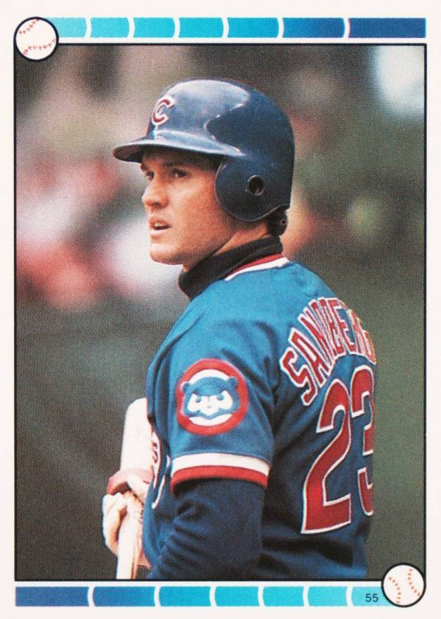 1989 Topps Stickercard Steve Sax #39 Baseball Card