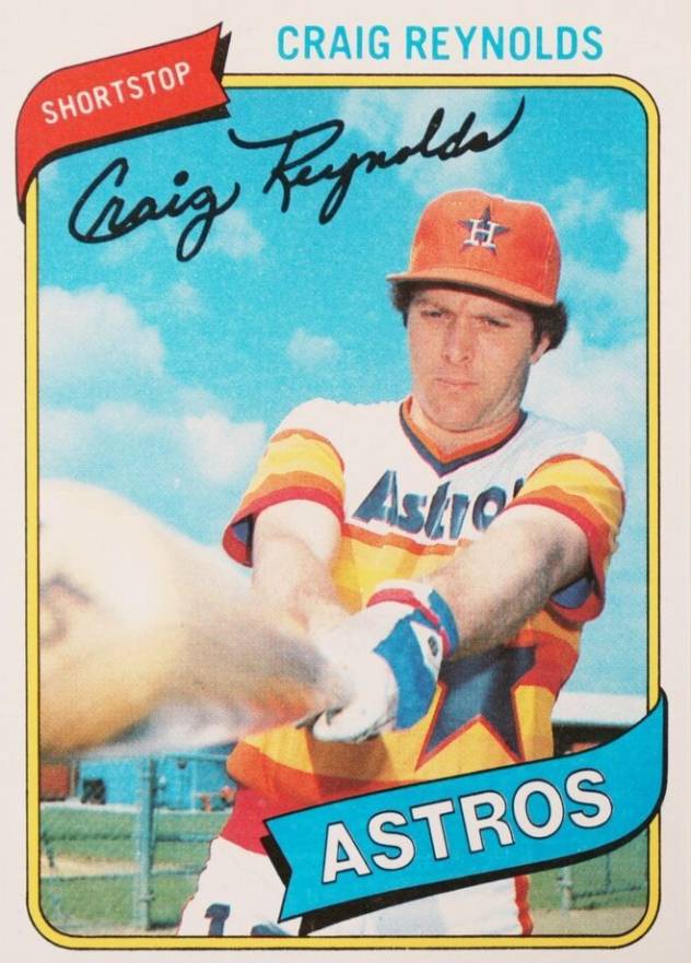 1980 Topps Craig Reynolds #129 Baseball Card