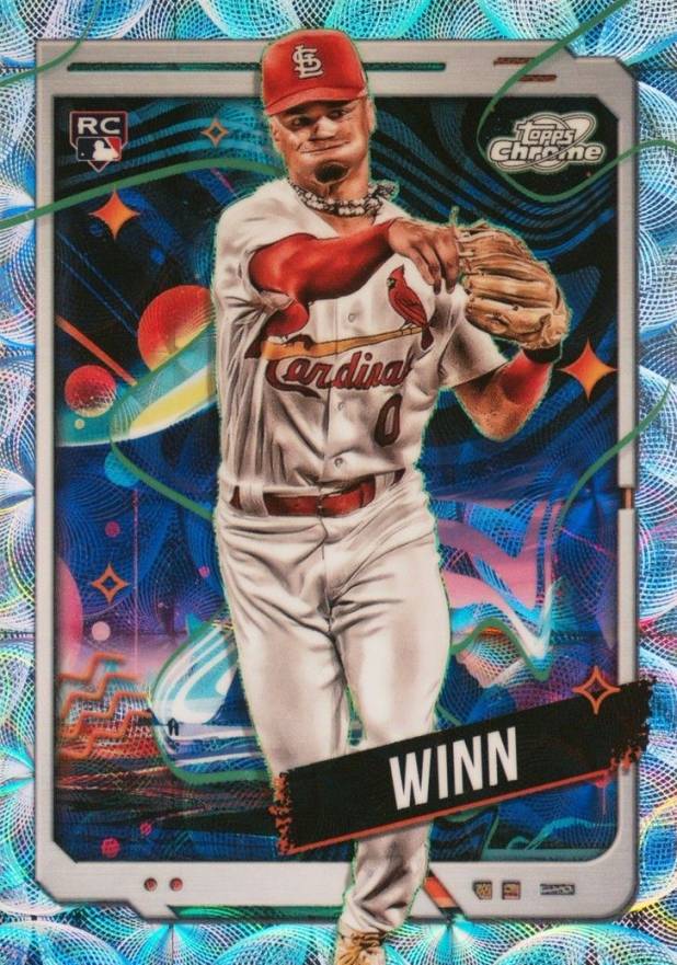 2024 Topps Chrome Cosmic Masyn Winn #90 Baseball Card