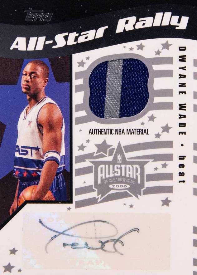 2005 Topps Big Game All-Star Rally Relics Dwyane Wade #DW Basketball Card