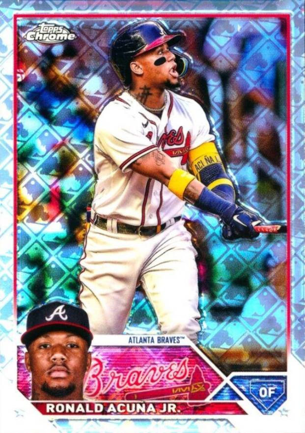 2023 Topps Chrome Logofractor Edition Ronald Acuna Jr. #39 Baseball Card