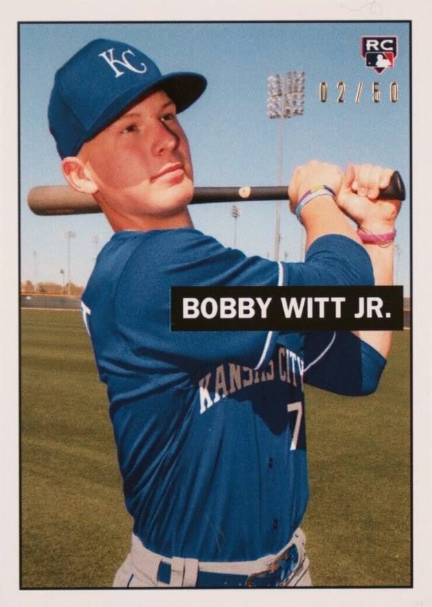 2022 Bowman Transcendent VIP Party Bobby Witt Jr. Through the Years Bobby Witt Jr. #1951 Baseball Card