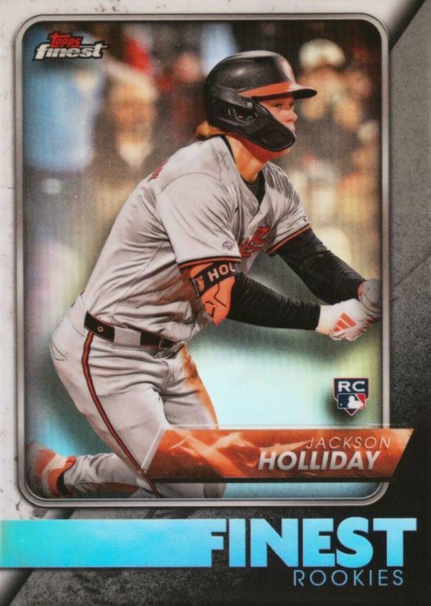 2024 Topps Finest Finest Rookie Design Variation Jackson Holliday #FRD20 Baseball Card