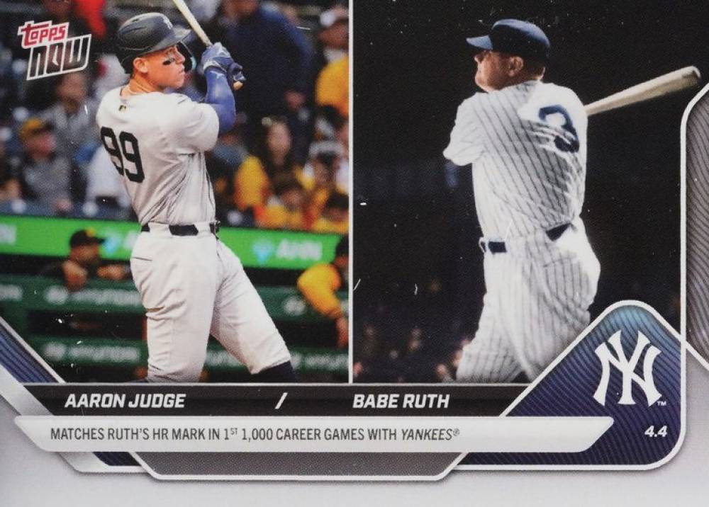 2025 Topps Now Aaron Judge #40 Baseball Card