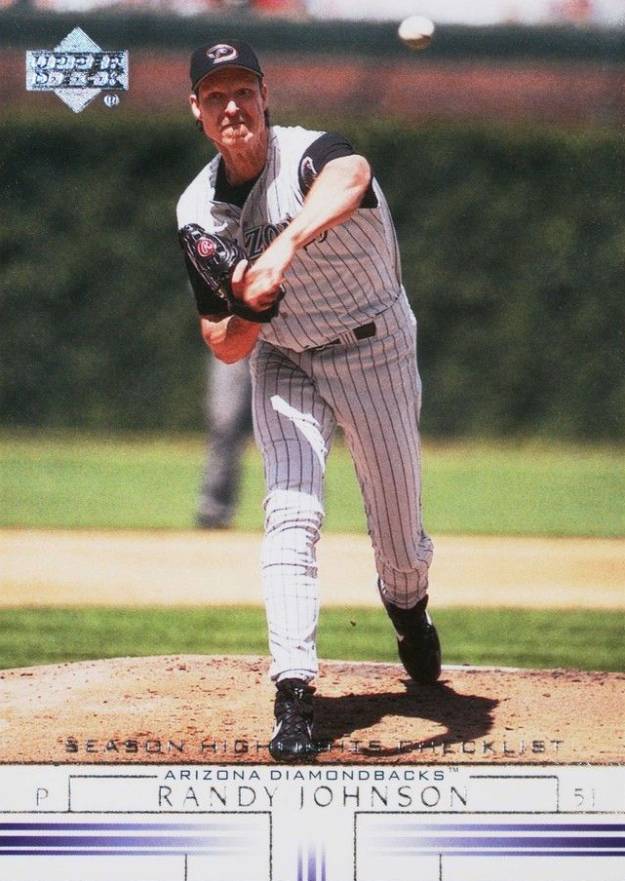 2002 Upper Deck Randy Johnson #496 Baseball Card