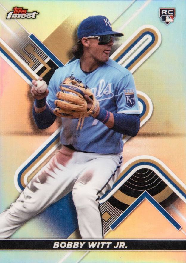 2022 Topps Finest Bobby Witt Jr. #62 Baseball Card