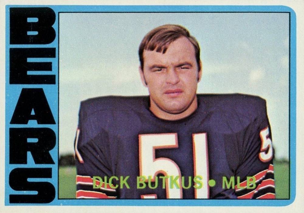 1972 Topps Dick Butkus #170 Football Card - VCP Price Guide