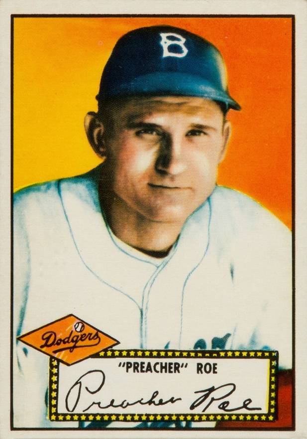 1952 Topps Preacher Roe #66 Baseball Card