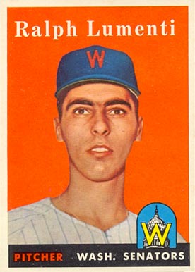 1958 Topps Ralph Lumenti #369 Baseball Card