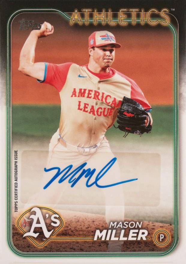 2024 Topps Update 2024 MLB All-Star Game Autographs Mason Miller #MM Baseball Card