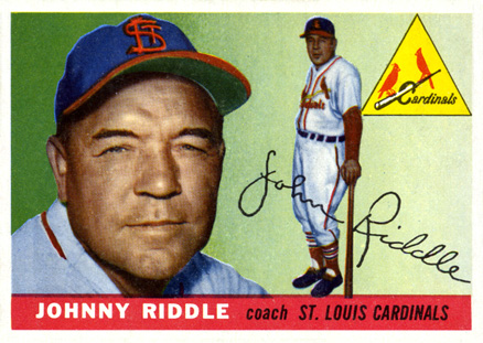 1955 Topps John Riddle #98 Baseball Card