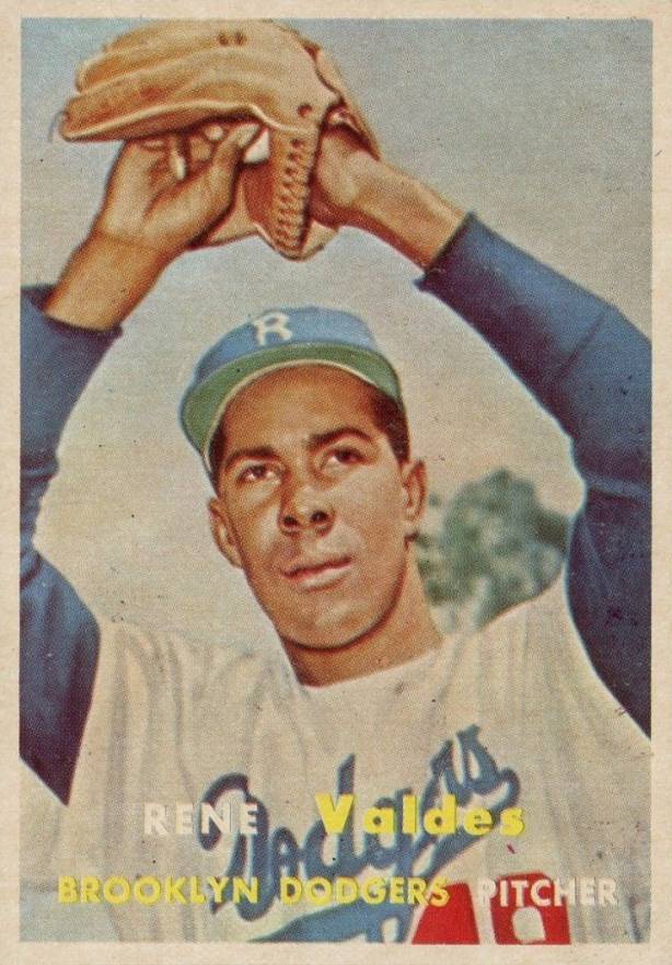 1957 Topps Rene Valdes #337 Baseball Card