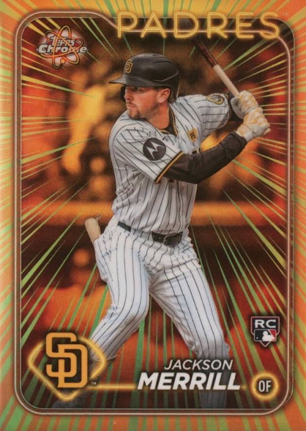 2024 Topps Chrome Radiating Rookies Jackson Merrill #RR20 Baseball Card
