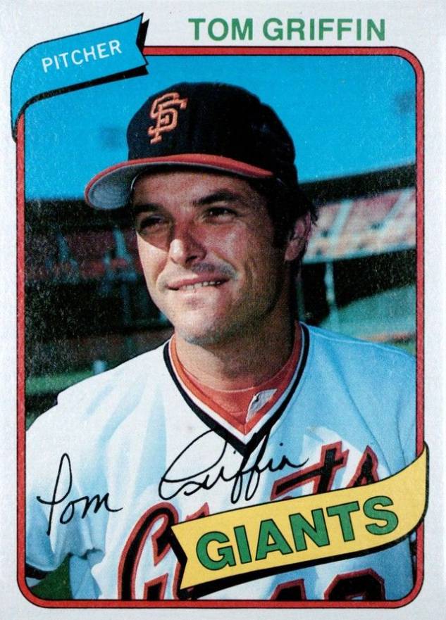 1980 Topps Tom Griffin #649 Baseball Card