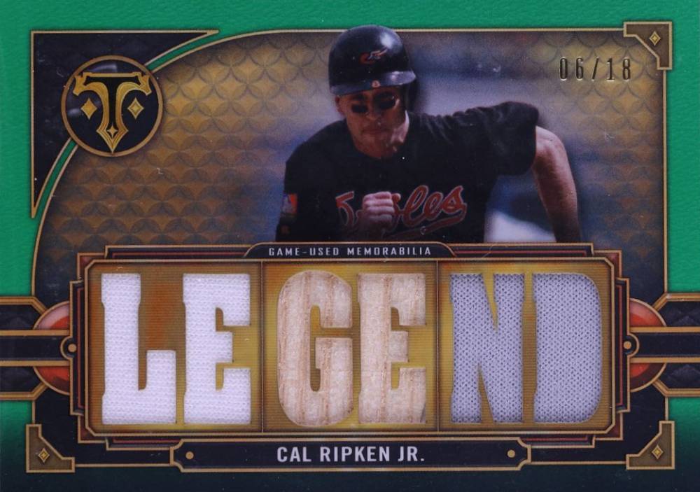 2022 Topps Triple Threads Relics Legends Cal Ripken Jr. #RLCR Baseball Card
