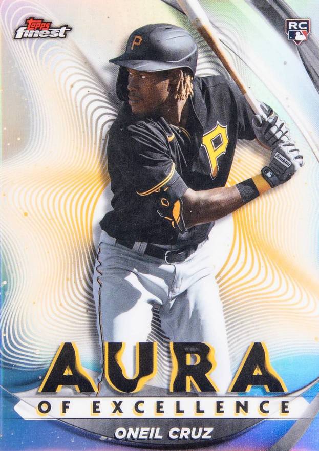 2022 Topps Finest Aura of Excellence Oneil Cruz #AEOC Baseball Card